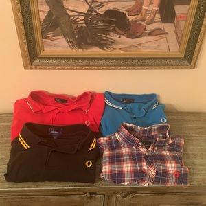 Fred Perry Polo & Button Up Shirt Bundle